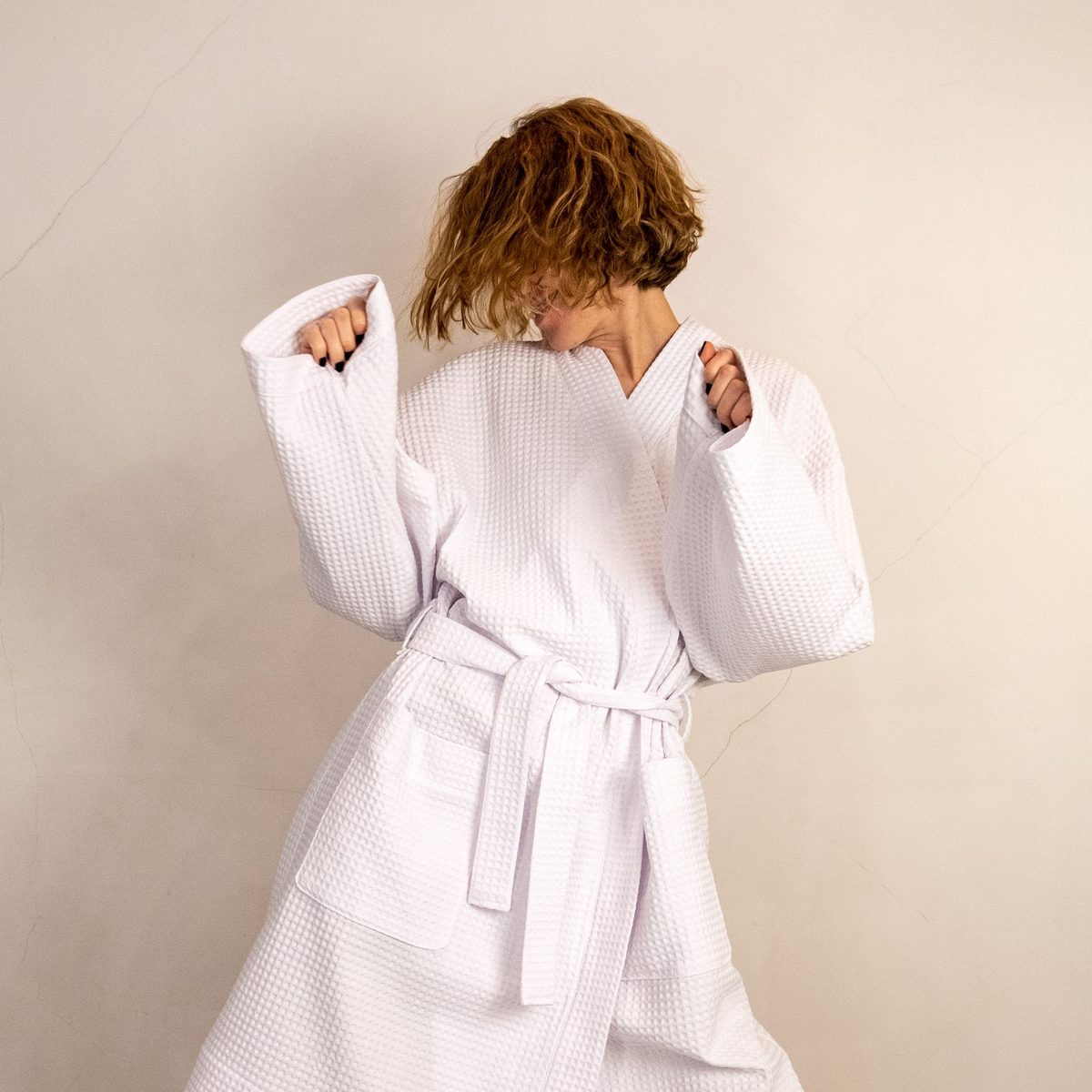 Waffle Cotton Robe